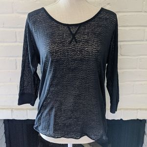 Sheer Baseball T Shirt